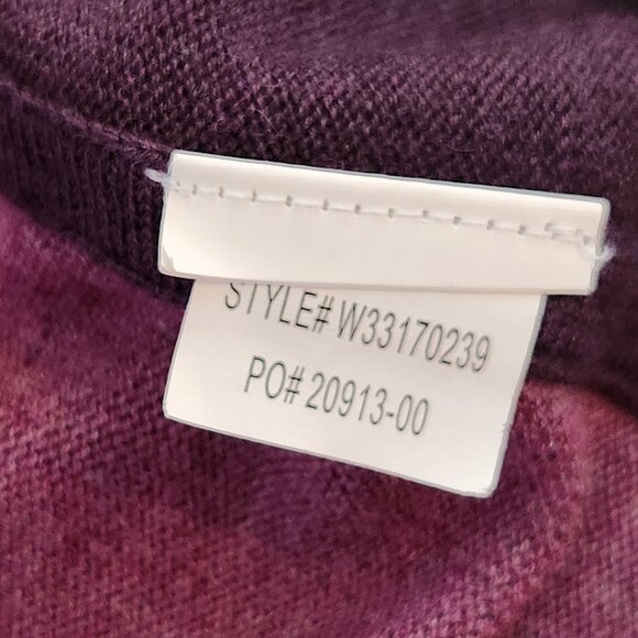 Prana Delia long sleeve sweater wool dress chevron diamond burgundy - Picture 2 of 7